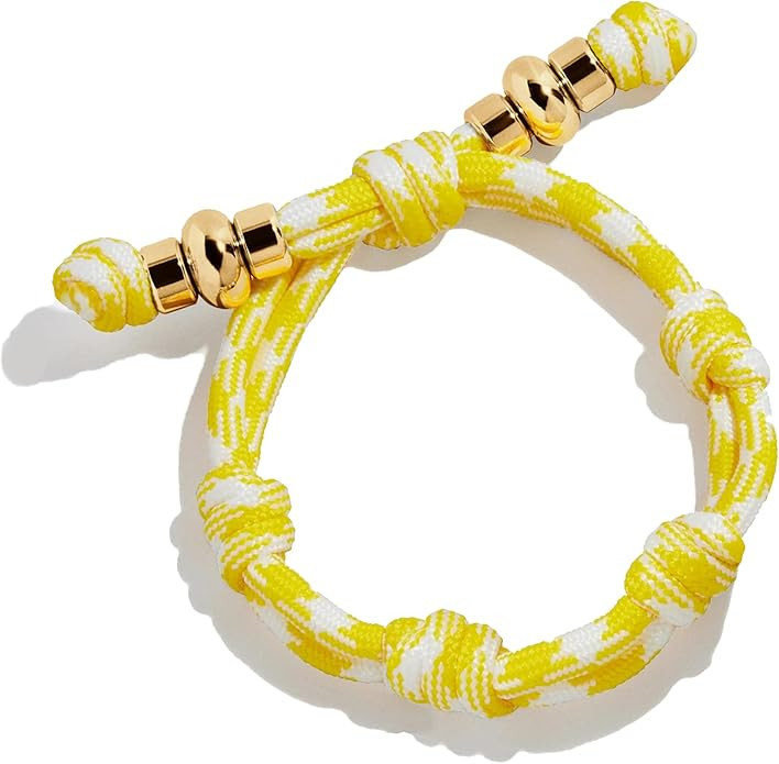 Personalized Bubble Letter Woven Bracelet for Women, Custom Initial Name Bracelet with Adjustable... | Amazon (US)