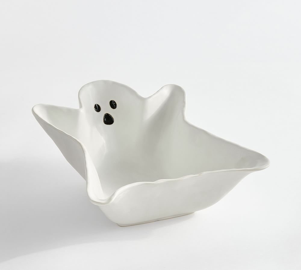 Ghost Shaped Stoneware Candy Bowl | Pottery Barn (US)