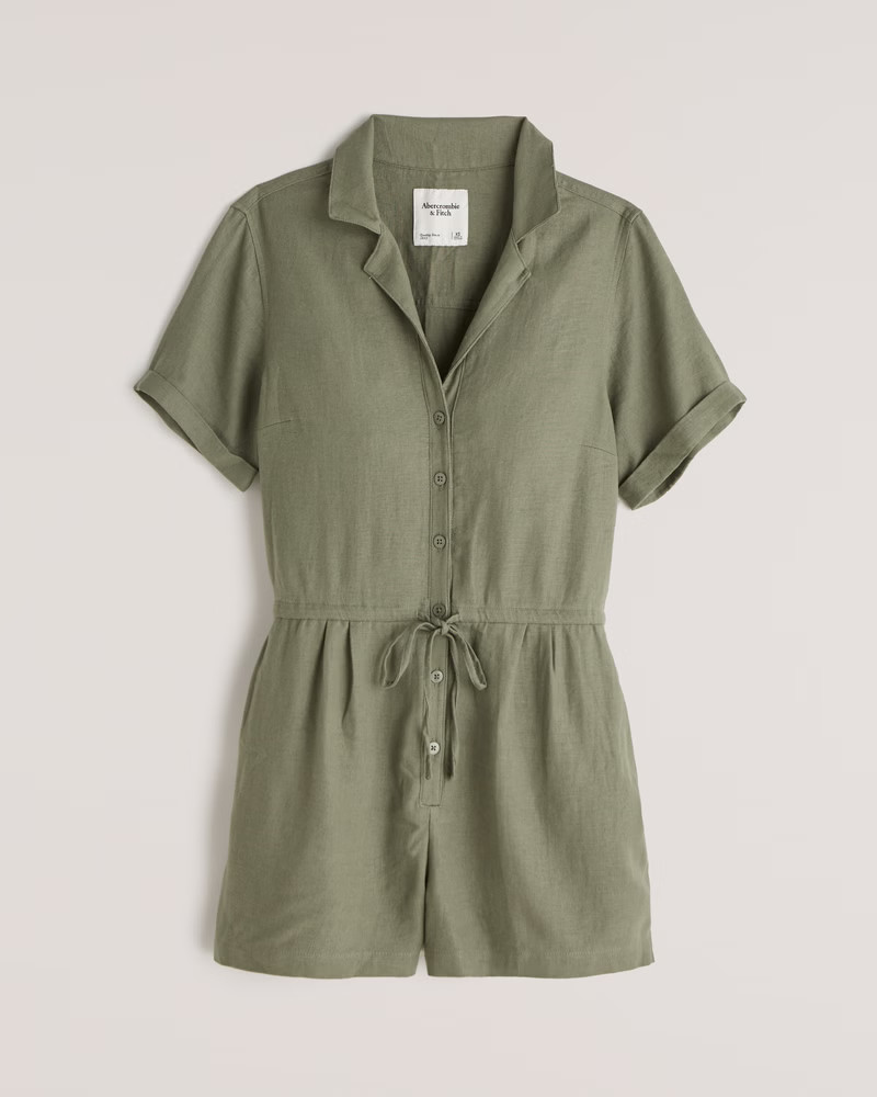 Utility Romper | Abercrombie & Fitch (US)