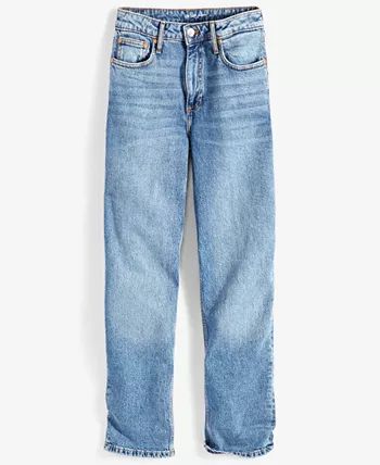 Women's High Rise Straight-Leg Jeans, Regular and Short Lengths, Created for Macy's | Macy's