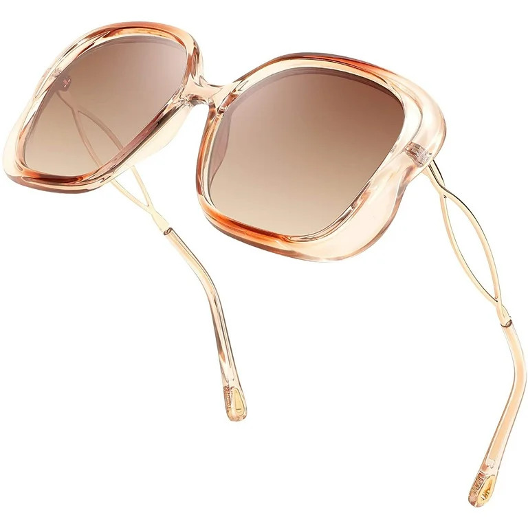 FEISEDY Oversized Butterfly Sunglasses for Women Fashion Charming Ladies Sunglass B2705 | Walmart (US)