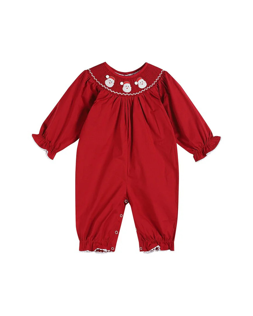 Lil Cactus Santa Smocked Playsuit | Shop Simon