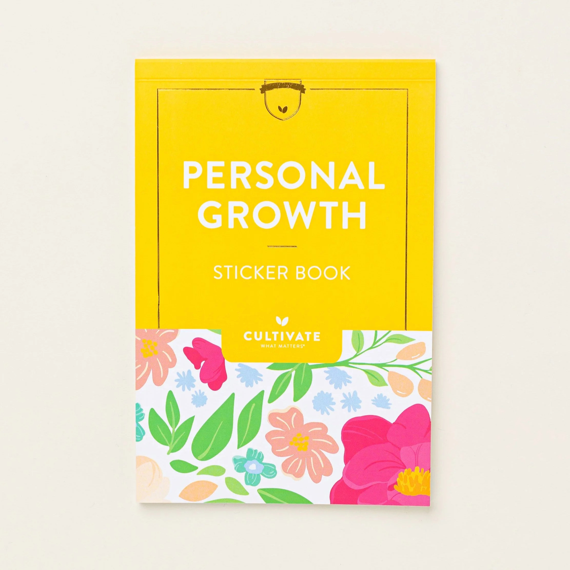 Personal Growth Sticker Book | Cultivate What Matters