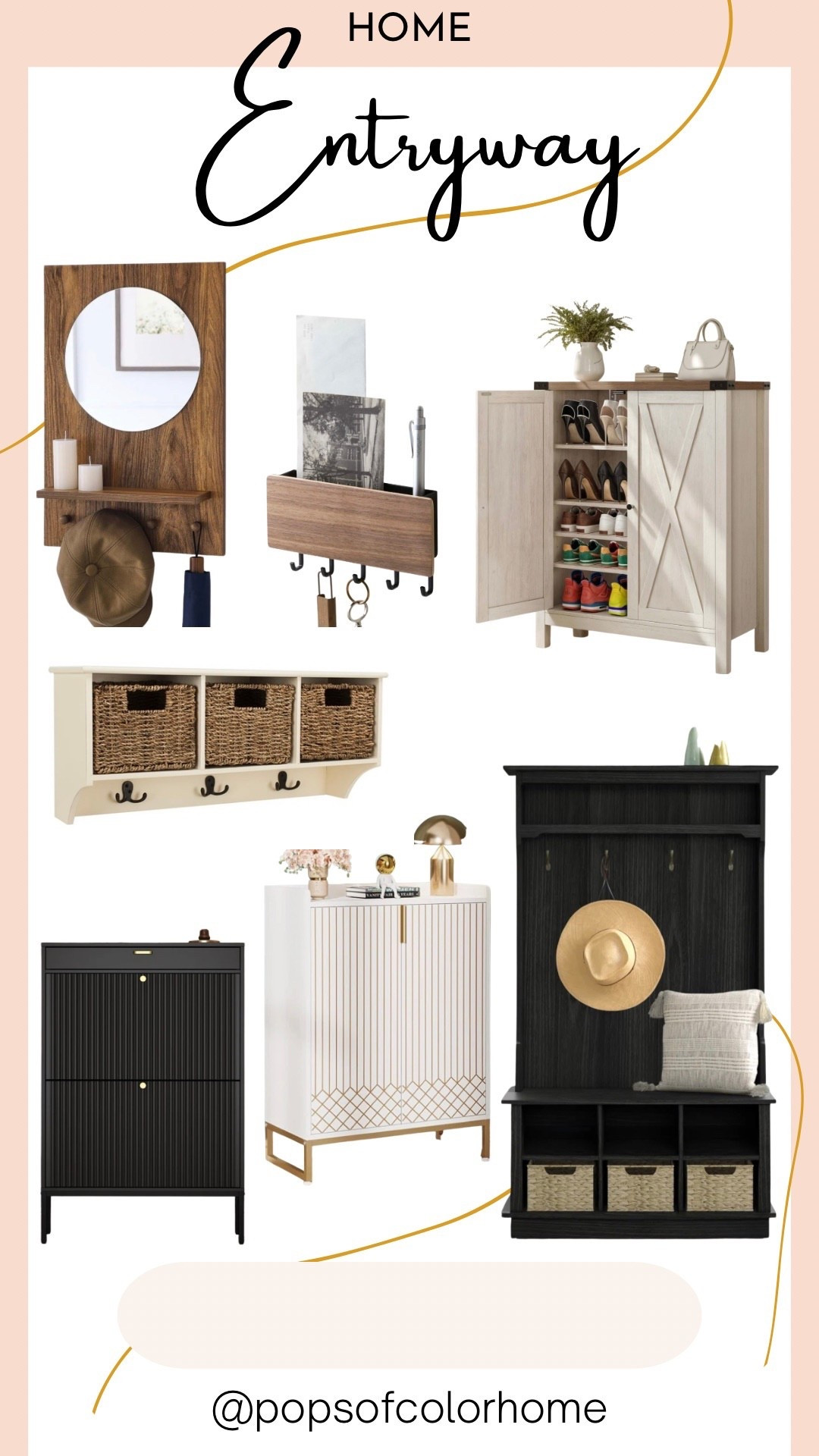 Entryway furniture and storage finds to stay organized 

#LTKHome #LTKSaleAlert