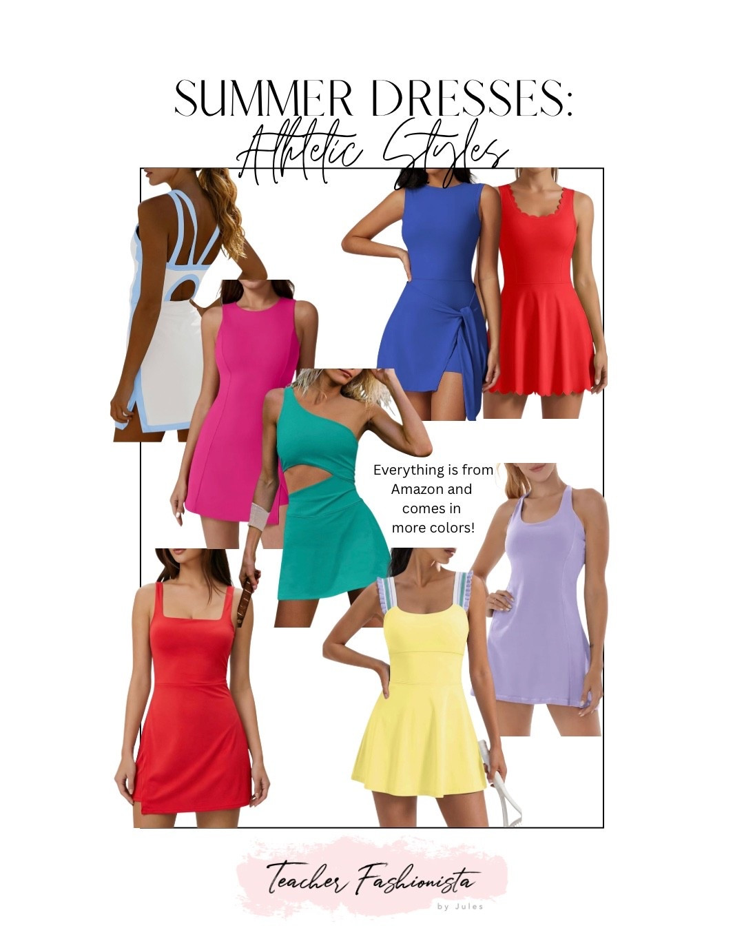 Athleisure and athletic style summer dresses — wear for brunch, casual outings, road trips, errands, busy mom life, vacation sightseeing or tennis/golf, you name it!

#LTKSeasonal #LTKActive #LTKSaleAlert
