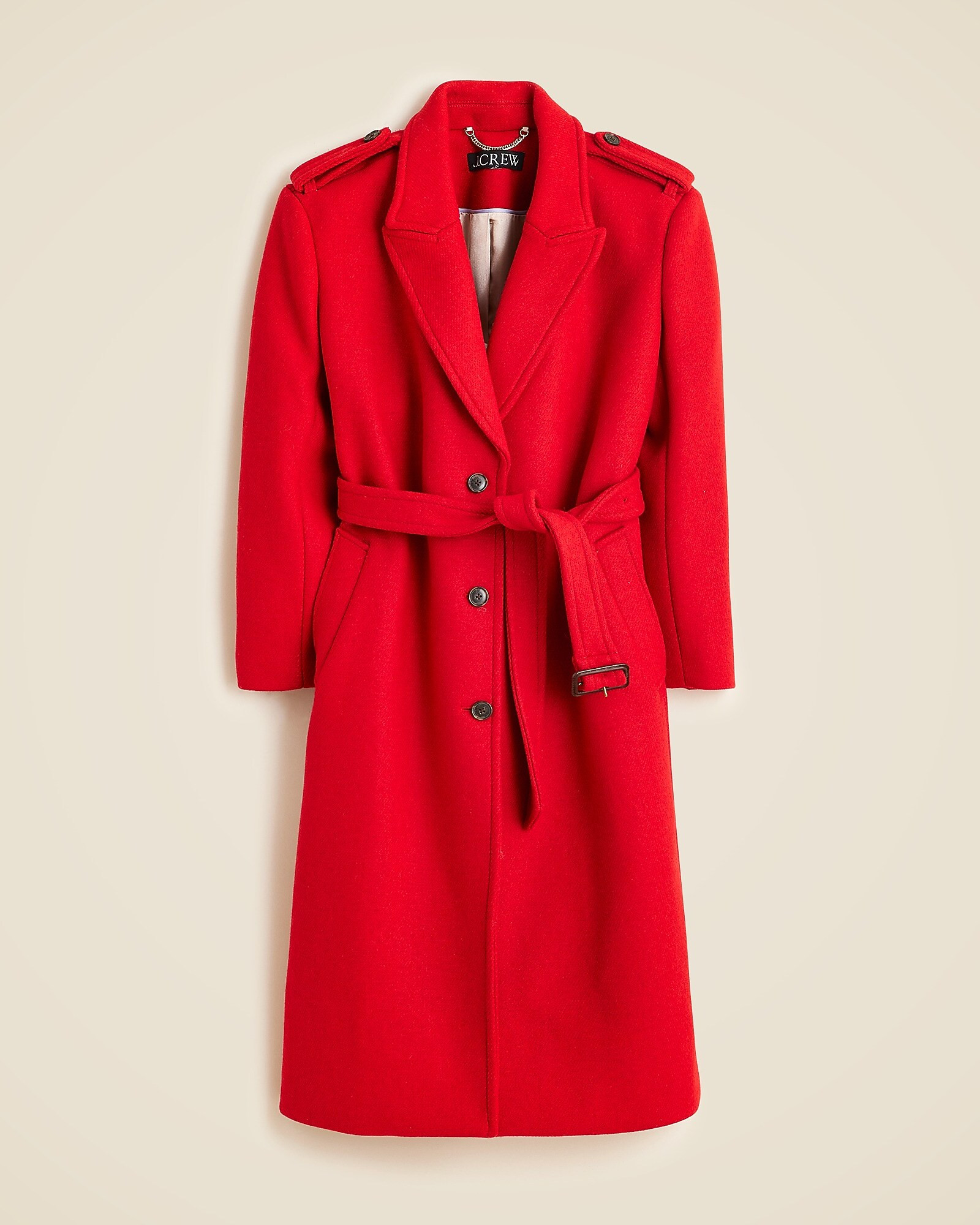 Wrap trench coat in Italian double-faced wool blend | J. Crew US