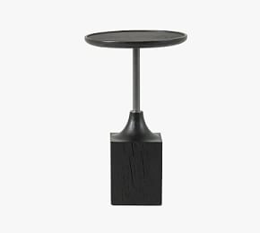 Simona Round Metal Accent Table (16") | Pottery Barn (US)