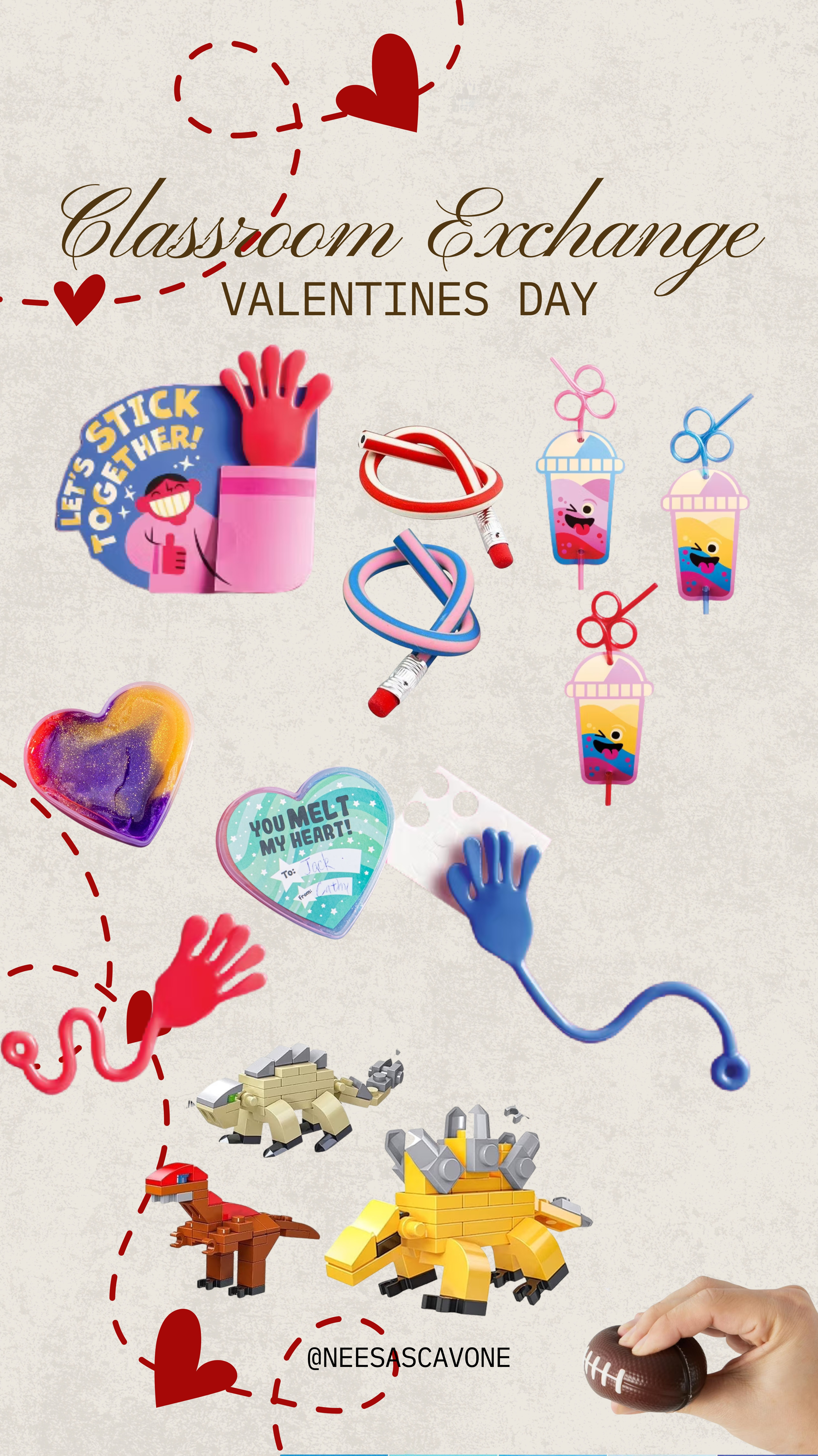 Classroom Valentine exchange made EASY 💘 These non-candy Valentine ideas are perfect for school parties, teacher-approved swaps, and kids who don’t want sweets. From sticky hands and bendy pencils to fun little toys kids actually love, these Valentine classroom favors are cute, affordable, and stress-free for parents. Saving this for Valentine’s Day at school 💌✨ #ClassroomValentines #ValentinesDayForKids #NonCandyValentines #SchoolValentines #ClassValentineExchange #KidsValentinesIdeas #ValentineFavors #ValentinesDaySchool #MomLifeFinds #AmazonFinds #TeacherApproved #ValentinesForClassmates #KidsPartyFavors #PreschoolValentines #ElementarySchoolValentines #ValentinesDayIdeas #BudgetFriendlyFinds #LTKKids #LTKHome #LTKSeasonal 

 #LTKmomlife #LTKSeasonal #LTKKids