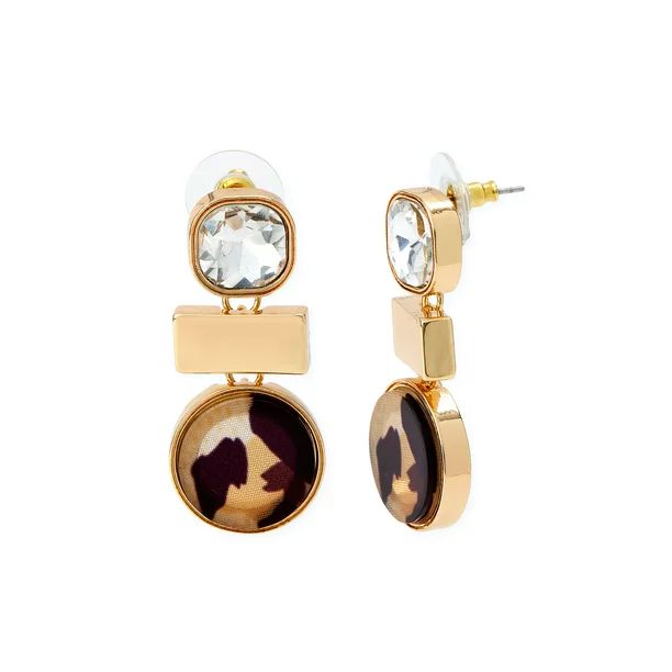 Sofia Jewelry by Sofia Vergara Women’s Brown Stone Drop Earrings | Walmart (US)