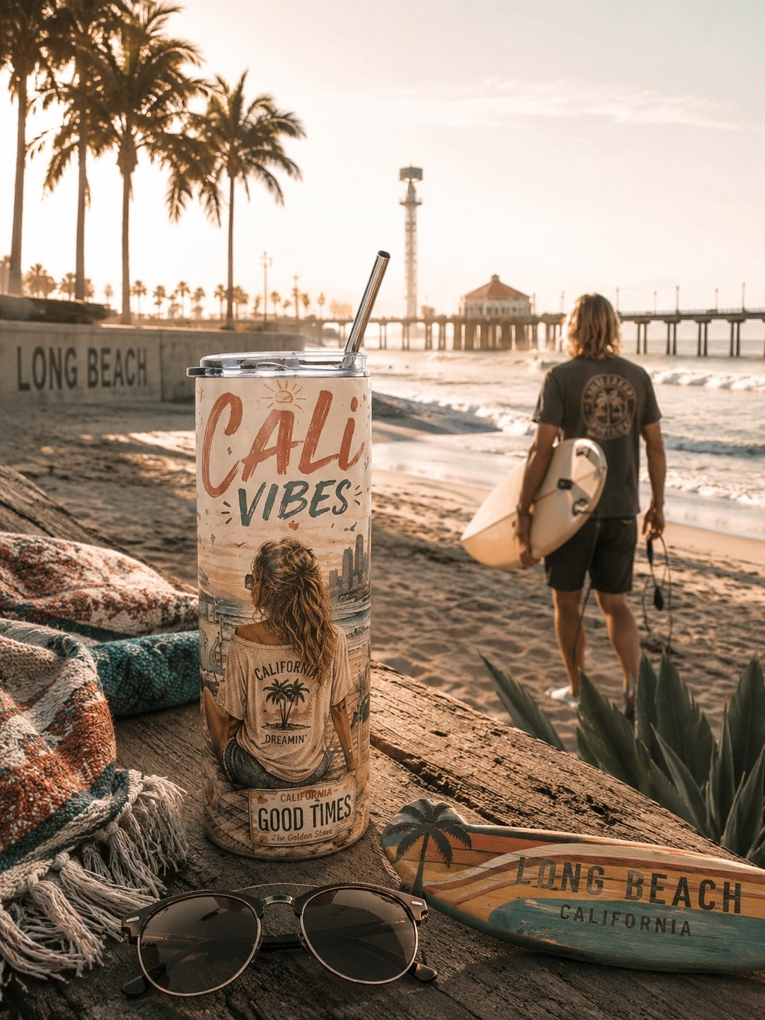 Cali vibes only. 🌴✨ Perfect for iced coffee, beach walks, road trips, and chasing sunsets along the coast.