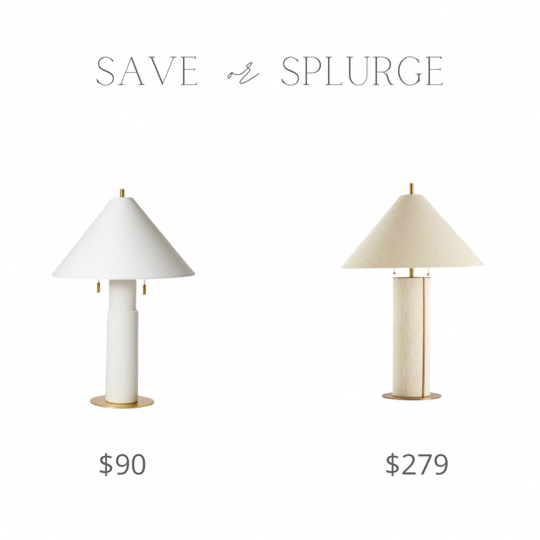 Crate and Barrel Remi Lamp save 
New Target x Studio McGee 

Save or splurge 

#LTKFind #LTKSeasonal #LTKhome