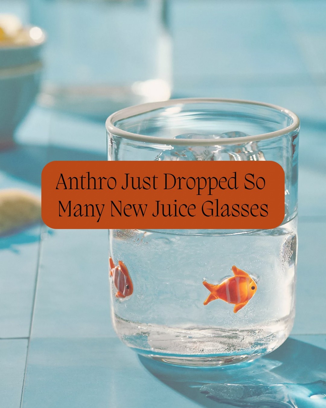 Anthropologie just dropped so many new juice glasses! 