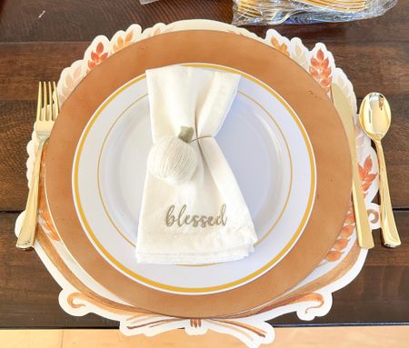 An easy and pretty Thanksgiving table 🦃  #thanksgiving #thanksgivingtable

#LTKxPrime #LTKSeasonal #LTKHolidaySale