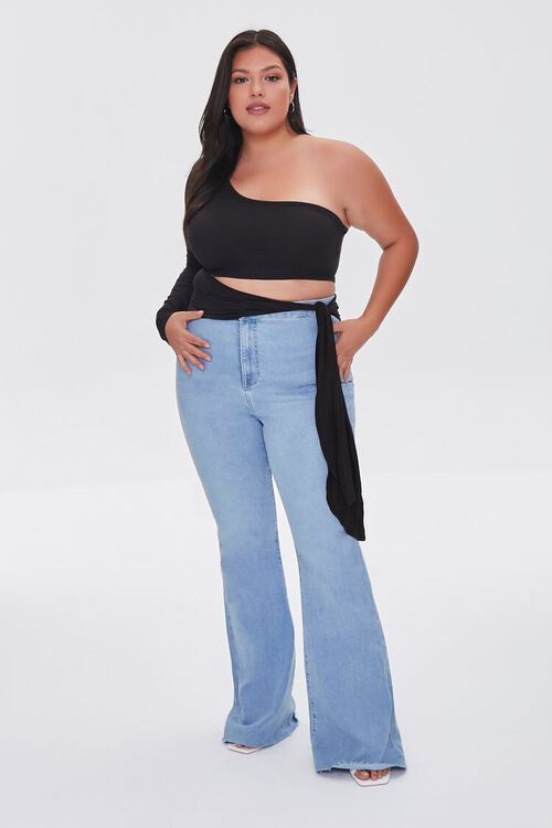 Plus Size Curvy Flare Jeans | Forever 21 (US)