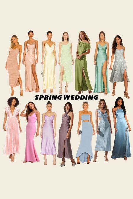 Spring Wedding Season 💐 Linking a range of colors and styles!

#LTKwedding