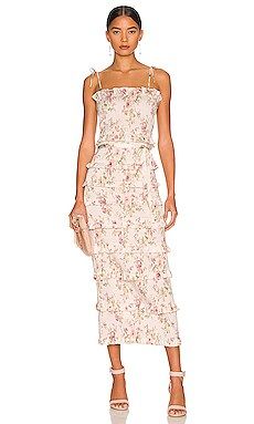 V. Chapman Lily Dress in Pink Rose Print from Revolve.com | Revolve Clothing (Global)