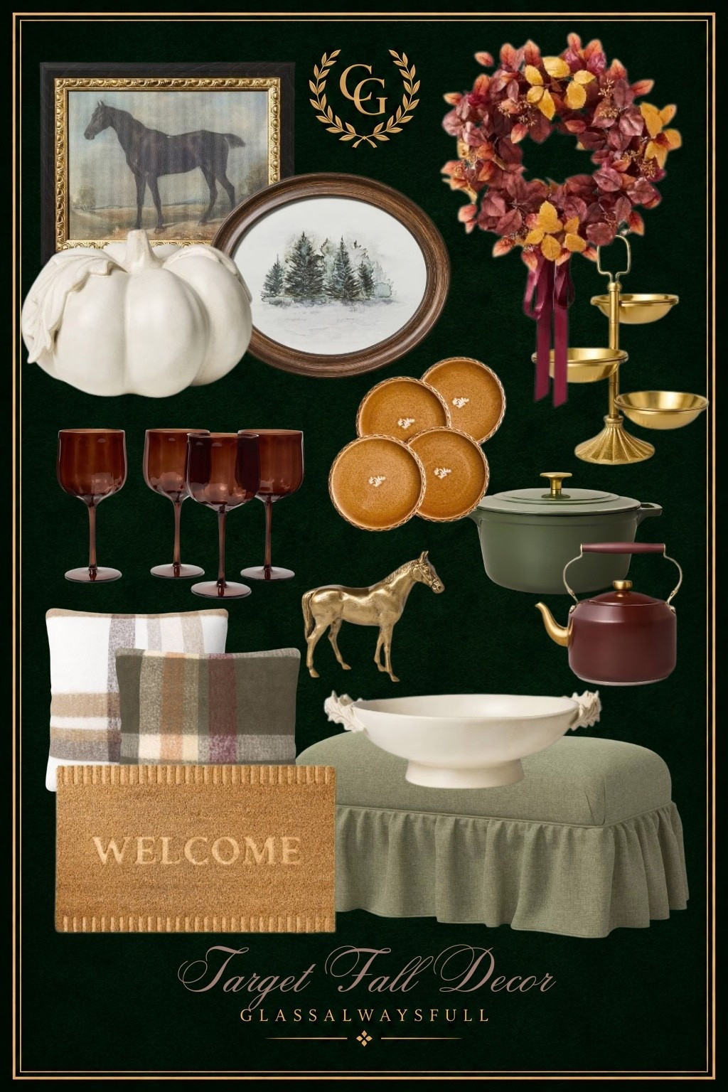 Swoon worthy target fall decor, target fall, fall decor, thanksgiving decor, Ralph Lauren fall. Glassalwaysfull

#LTKSeasonal #LTKHome #LTKOver40