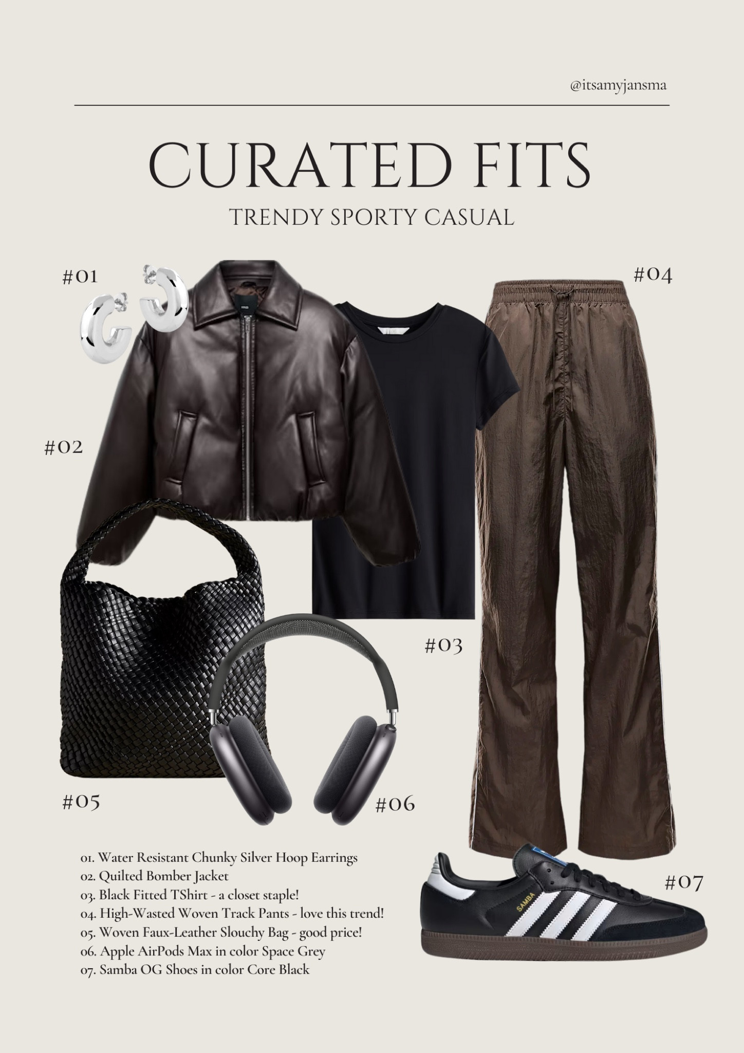 Curated Fits - Trendy Sporty Casual!

Fashion finds, fashion trends 2025, winter fashion trends, winter fashion outfit, track pants outfit, mango, H&M 

#LTKStyleTip #LTKSeasonal #LTKShoeCrush