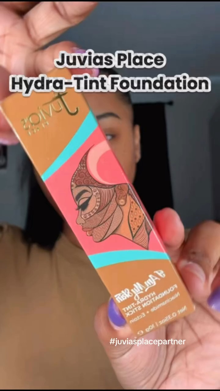 First impression of the Juvia's PlaceHydra-Tint foundation stick in 11 Jacmel… melting into my skin 😮‍🔥 lightweight, glowy, and TOO smooth!! 😳✨ #hydratintstick #JuviasPlace #skinlikefinish #complexionperfection Shop now at juviasplace.com and TikTok shop
