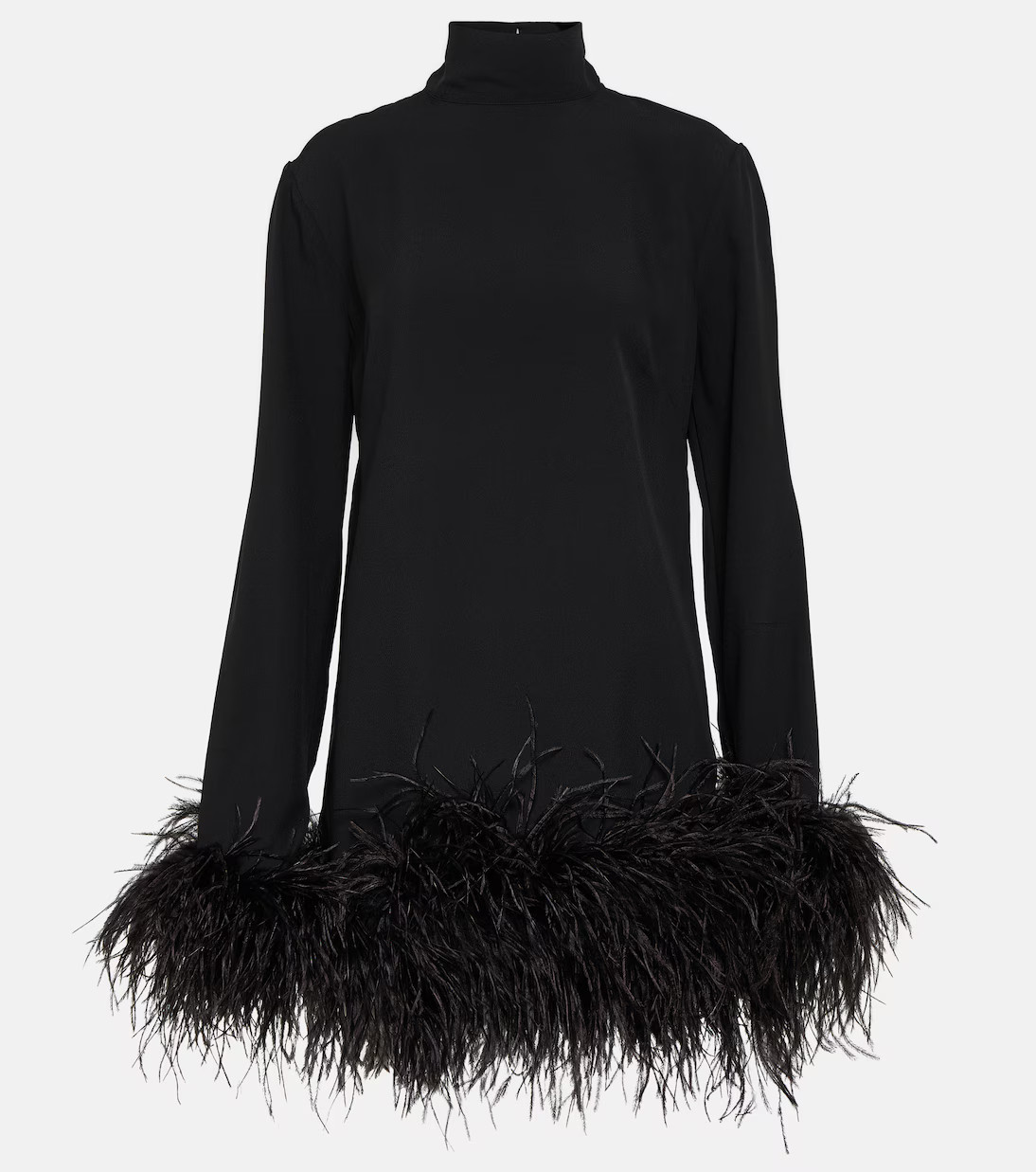 Piccolo Ubud feather-trimmed minidress | Mytheresa (US/CA)
