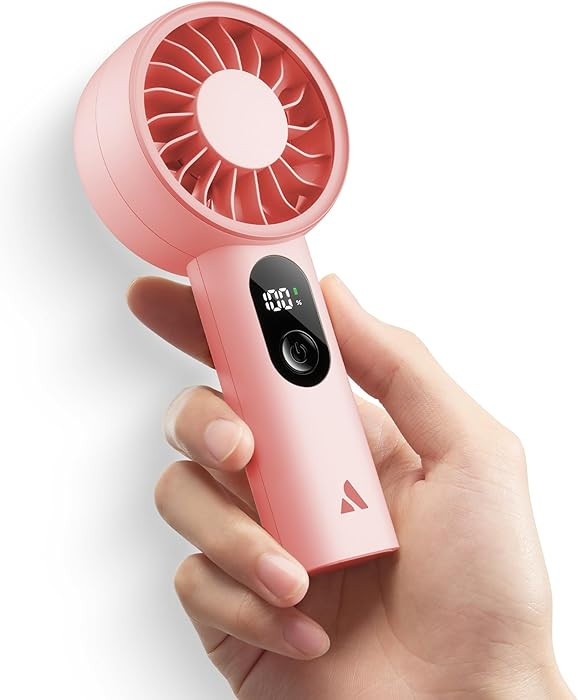 Aecooly Mighty Portable Fan, Powerful Handheld Fan, USB Rechargeable [10H Max Cooling Time], Mini... | Amazon (US)