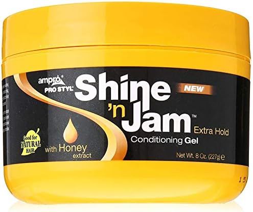 Ampro Shine 'N Jam Conditioning Gel, Extra Hold, 8 Ounce | Amazon (US)