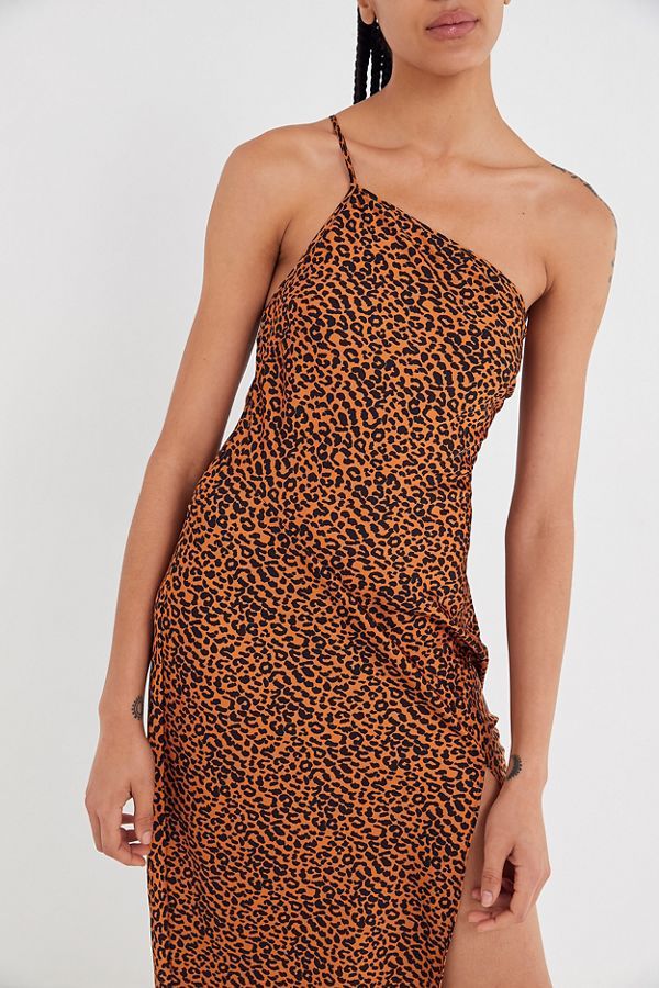 The East Order Sahara Leopard Print Slip Dress | Urban Outfitters (US and RoW)