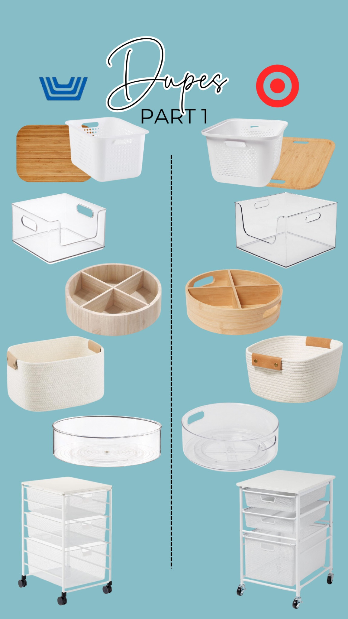 Container Store  dupes from Target part 1

#LTKFindsUnder100 #LTKHome