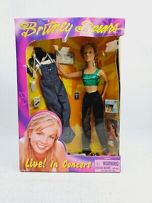 NIB Vintage BRITNEY SPEARS "Live! In Concert" 2000 Play Along #20100 GREEN SHIRT | eBay AU