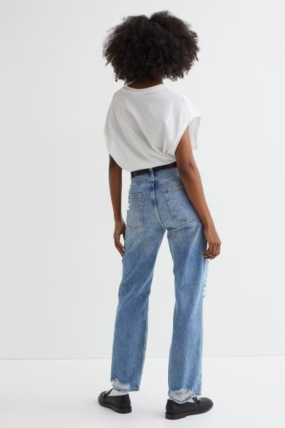 Loose Straight High Jeans | H&M (US + CA)