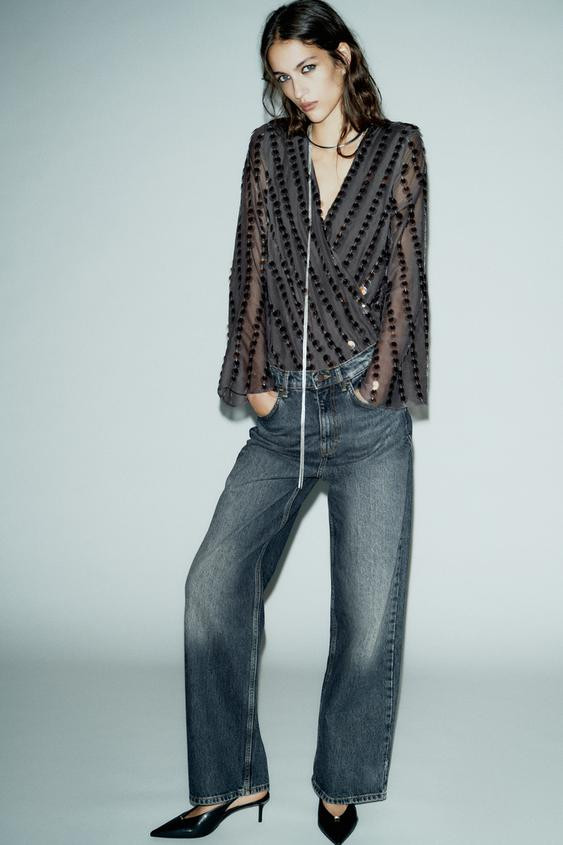 SEQUIN BODYSUIT | Zara US