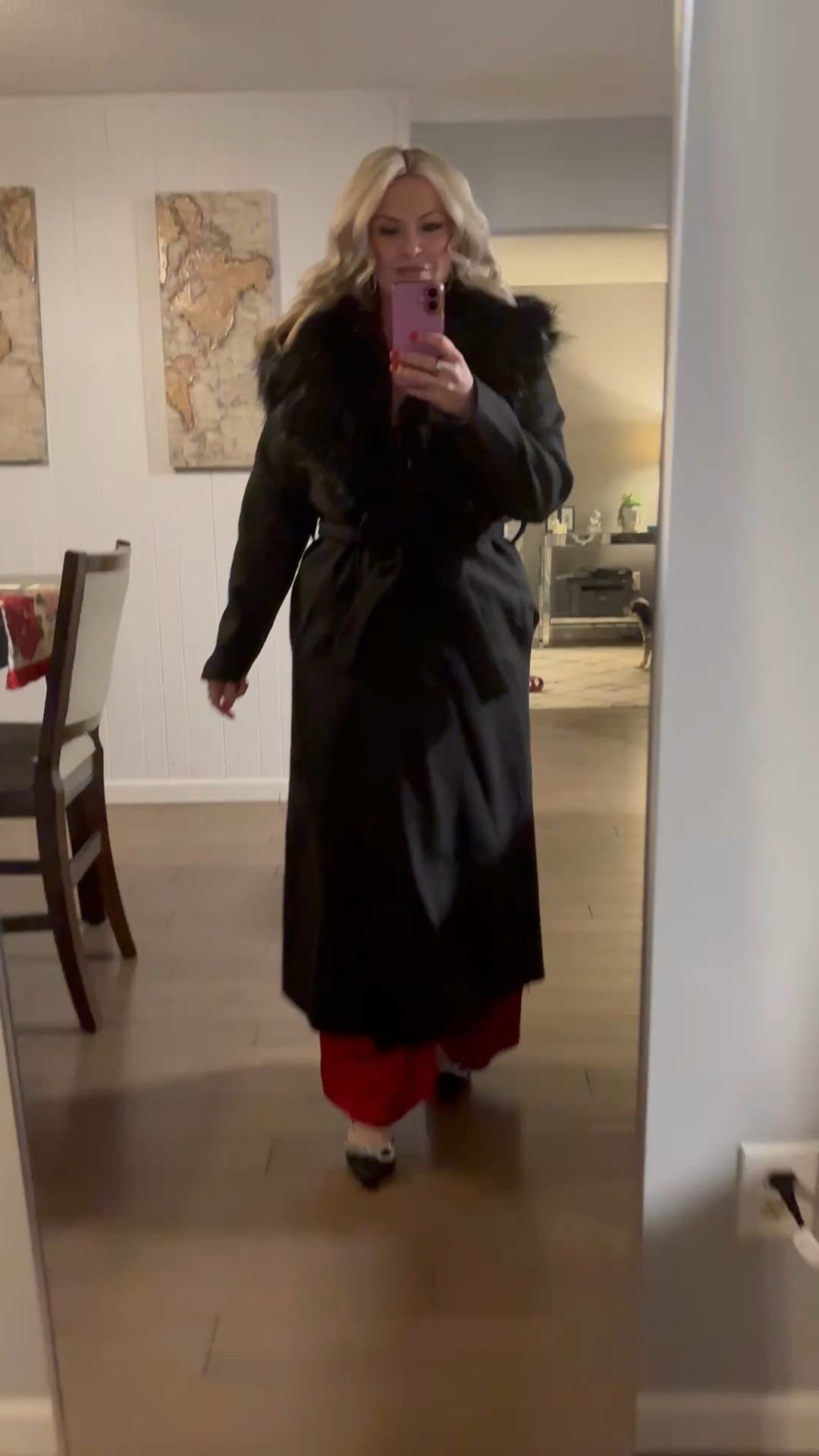 A moment for this beautiful coat! Warm and glam! Size down 1 size. I'm 5'4 and it hits at the right length. It's 40% off!

Winter coat. Glam goat. Faux fur coat.

#LTKHoliday #LTKSaleAlert #LTKFindsUnder100