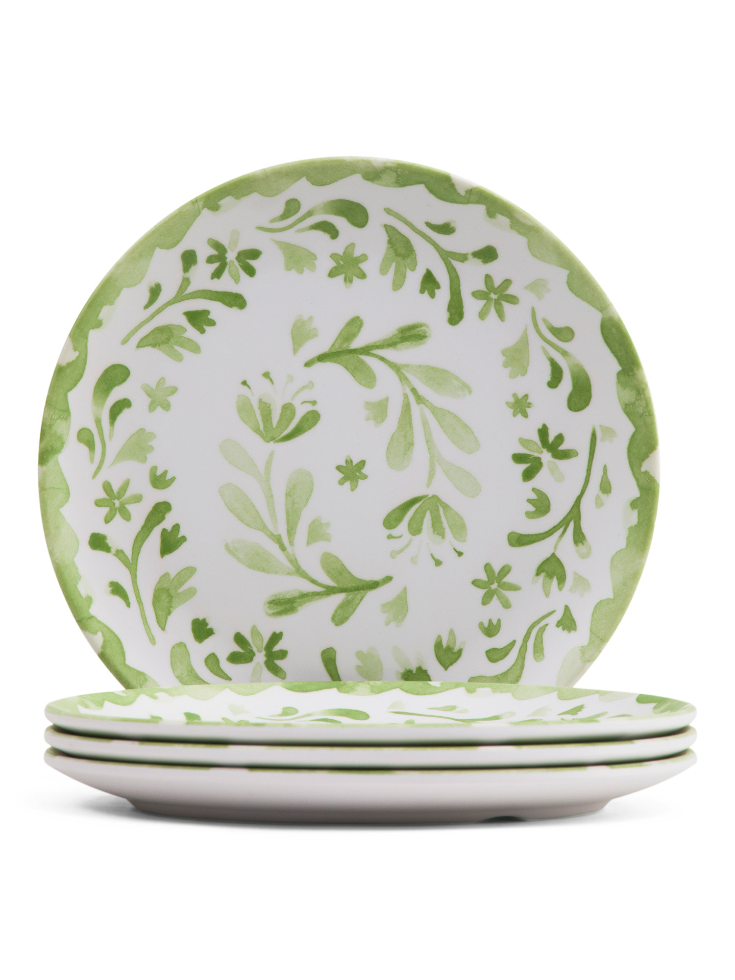 Melamine Set Of 4 Coupe Salad Plates | TJ Maxx