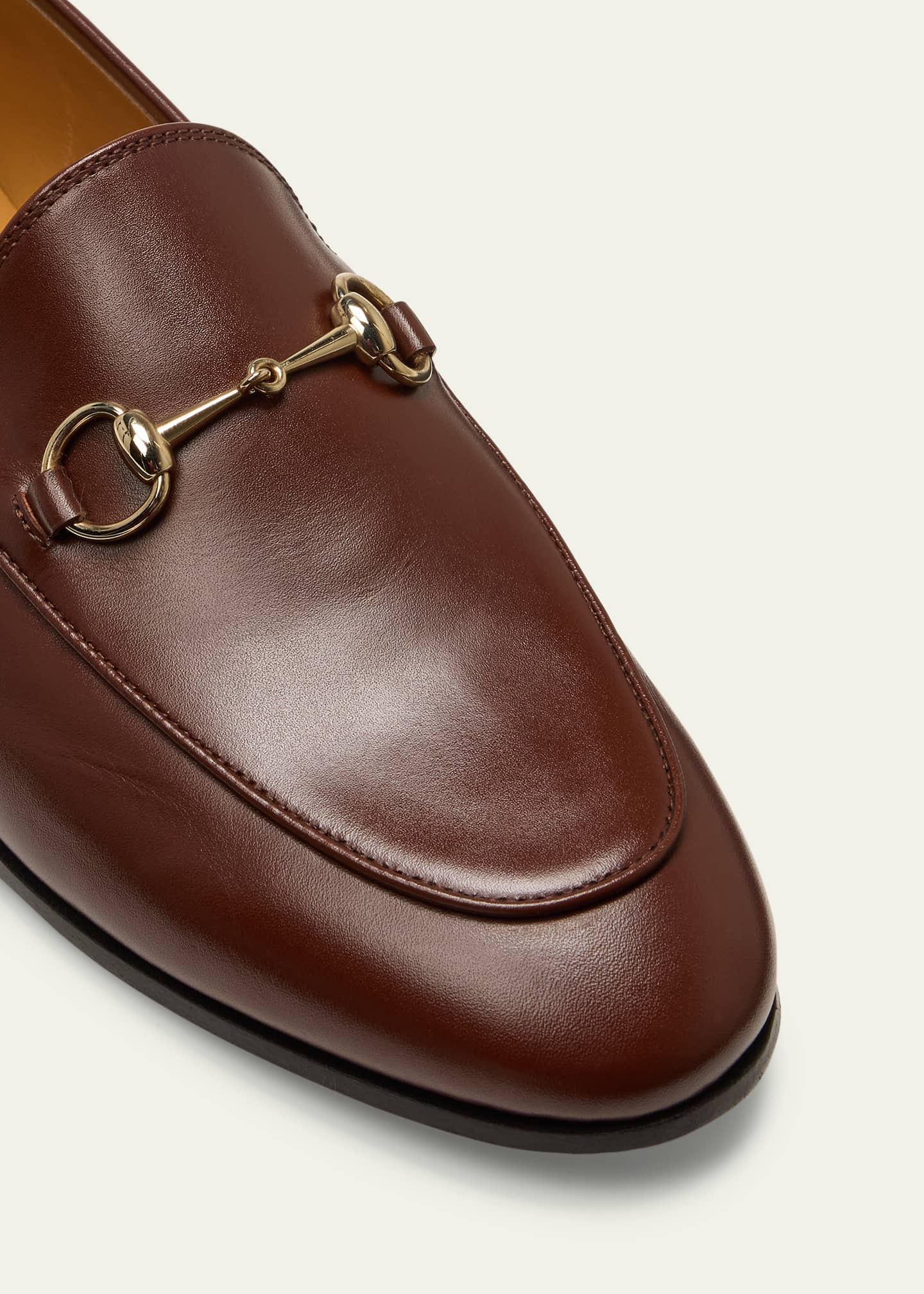 Gucci Jordaan Leather Horsebit Loafers | Bergdorf Goodman
