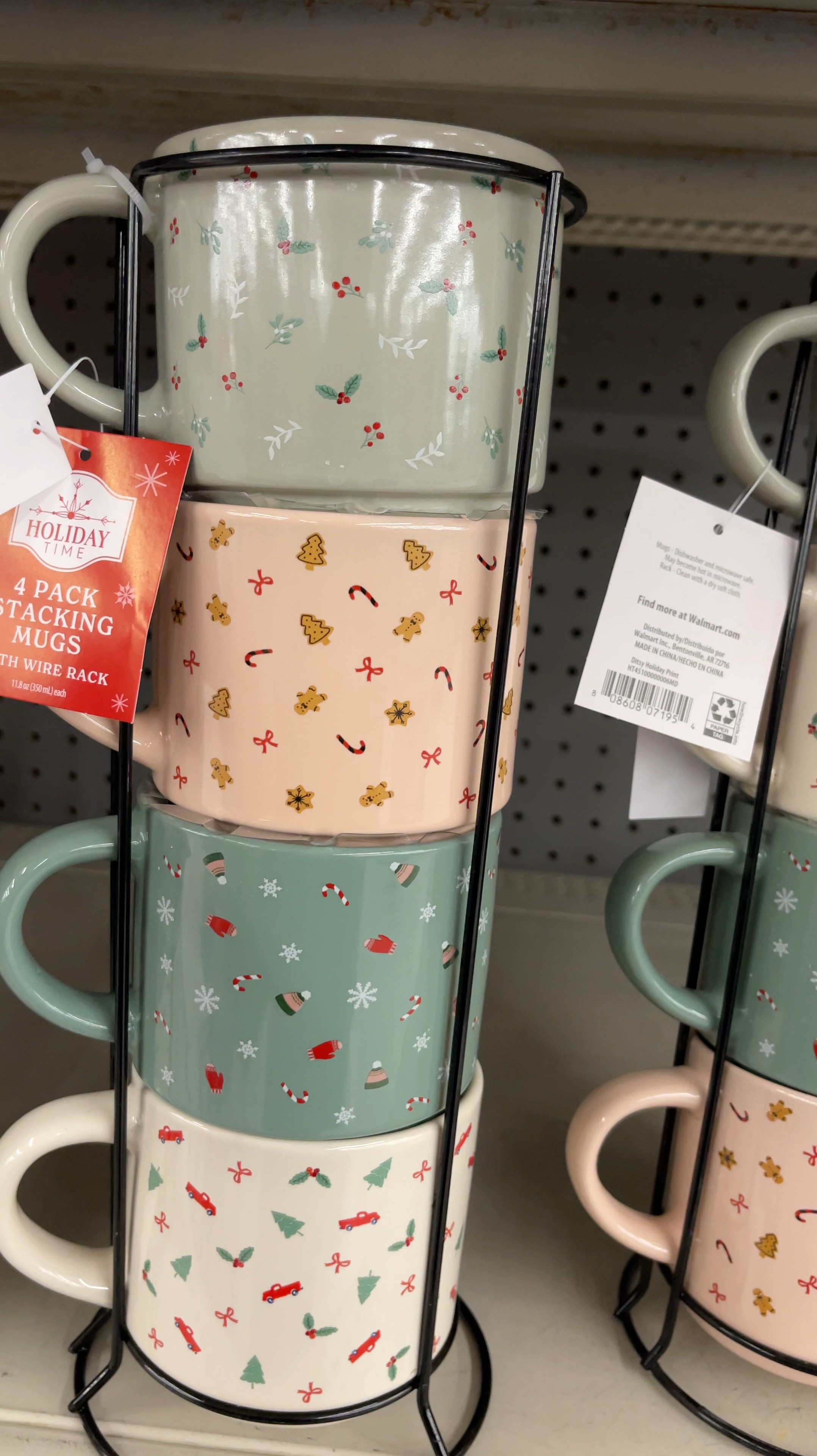 4 pack of Christmas mugs for $9, what a deal! 

#LTKHoliday #LTKHome #LTKWatchNow