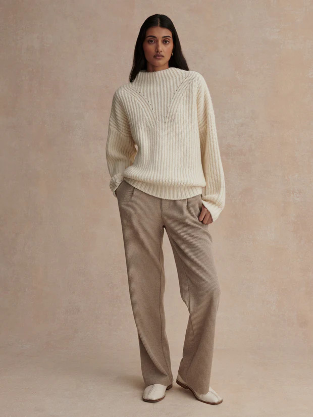 Blossom Mock Neck Knit Sweater | Varley UK | Varley UK