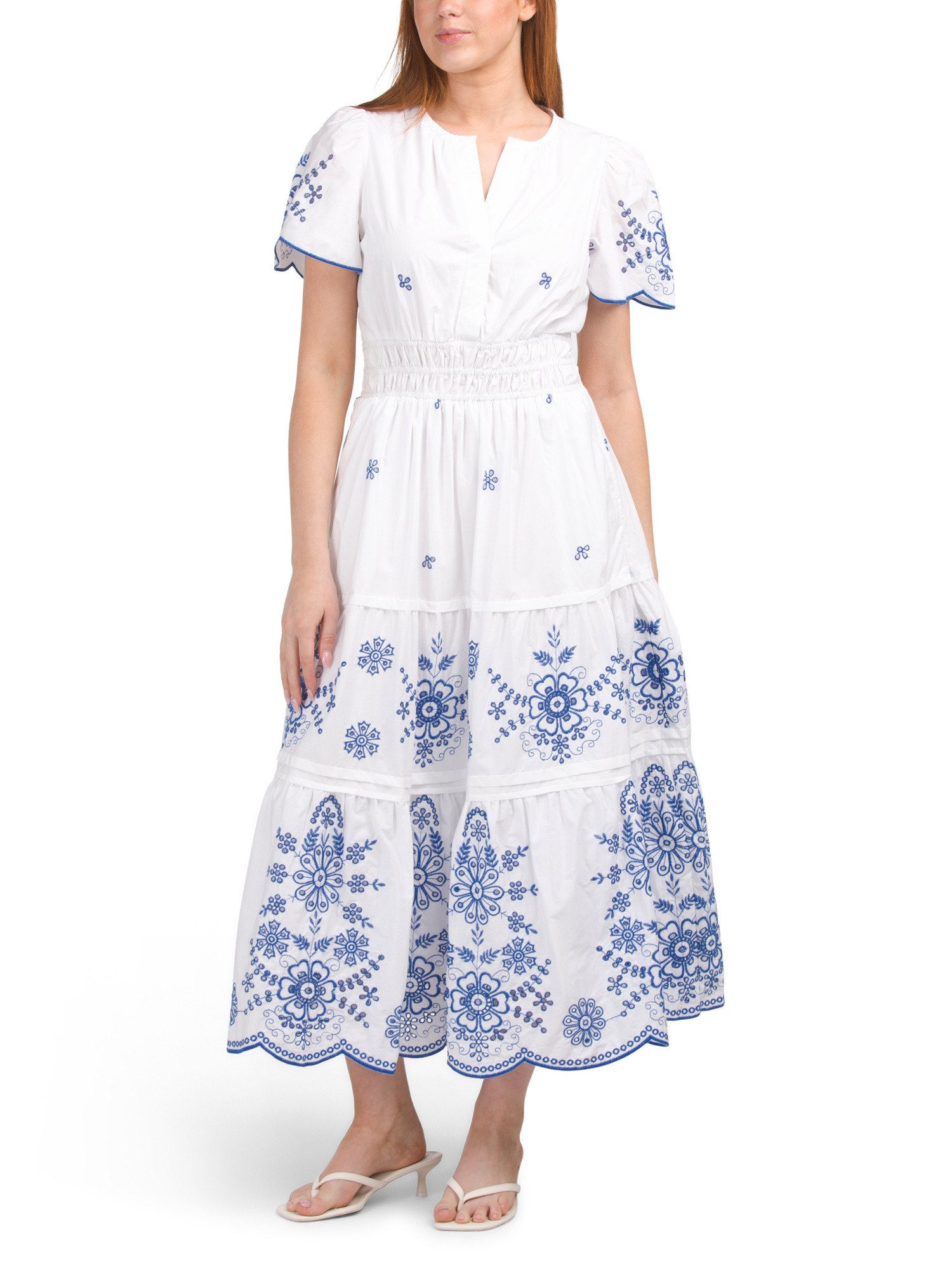 Embroidered Eyelet Maxi Dress | Casual Dresses  | Marshalls | Marshalls