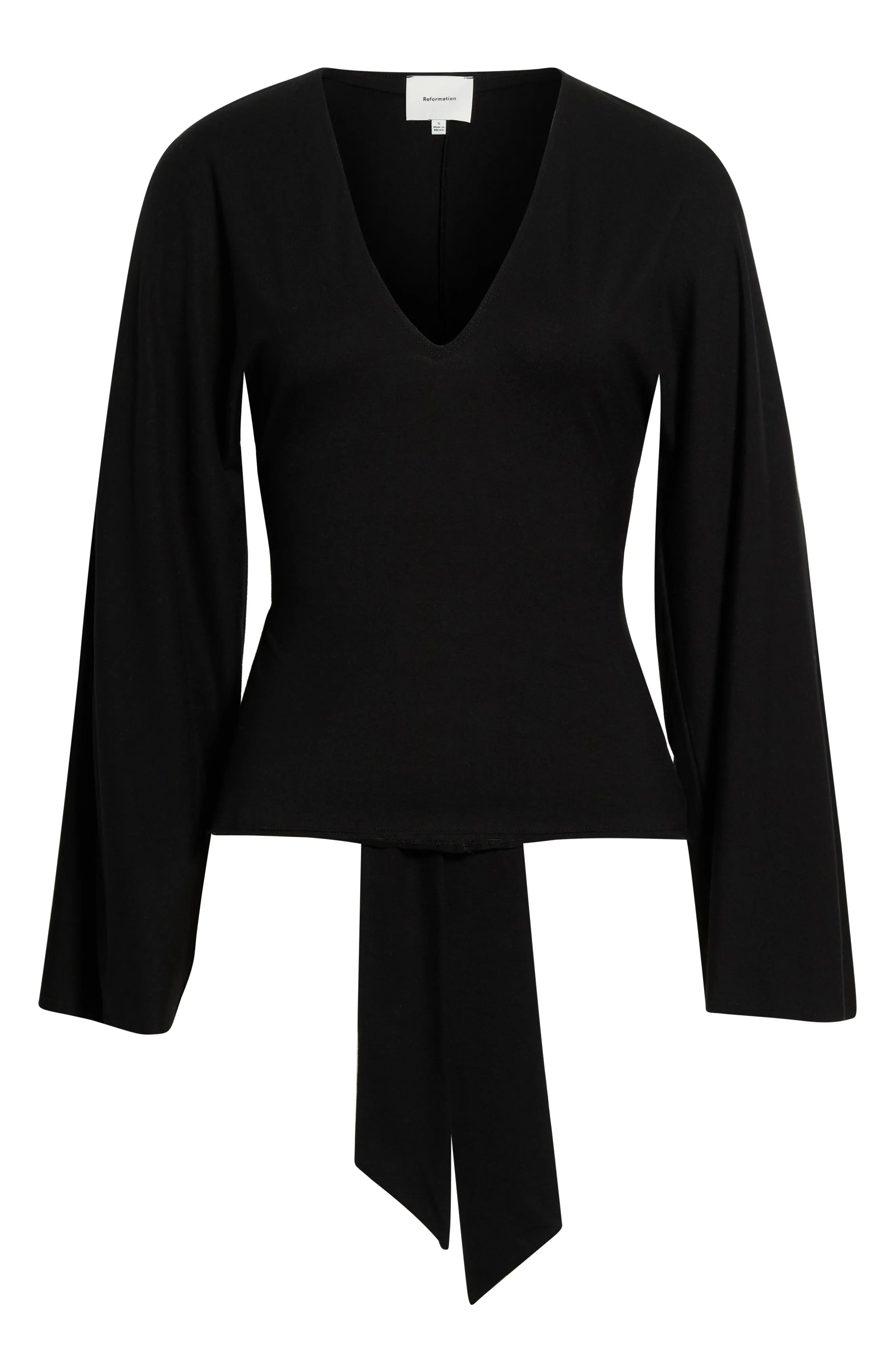 Reformation Hadley Tie Waist Knit Top (Women) | Nordstrom | Nordstrom