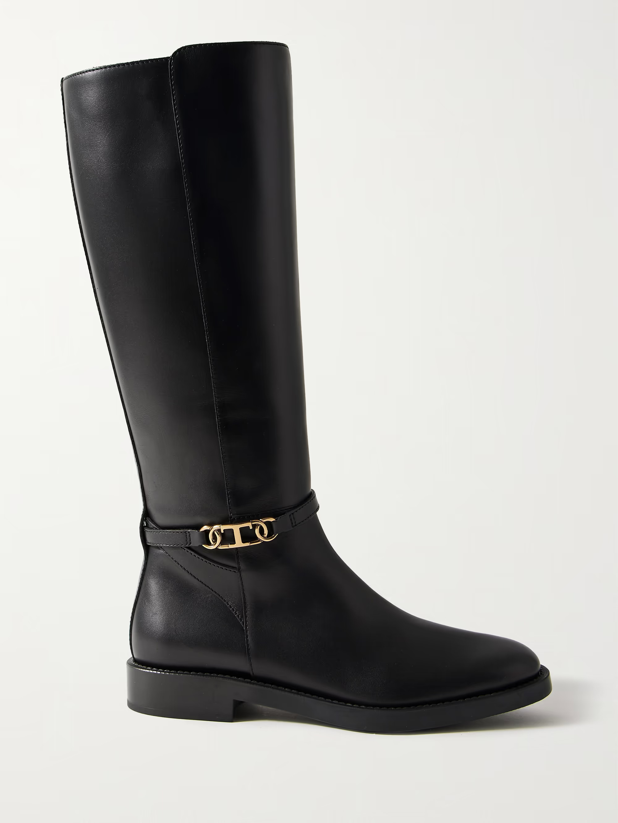Embellished leather knee boots | NET-A-PORTER (UK & EU)