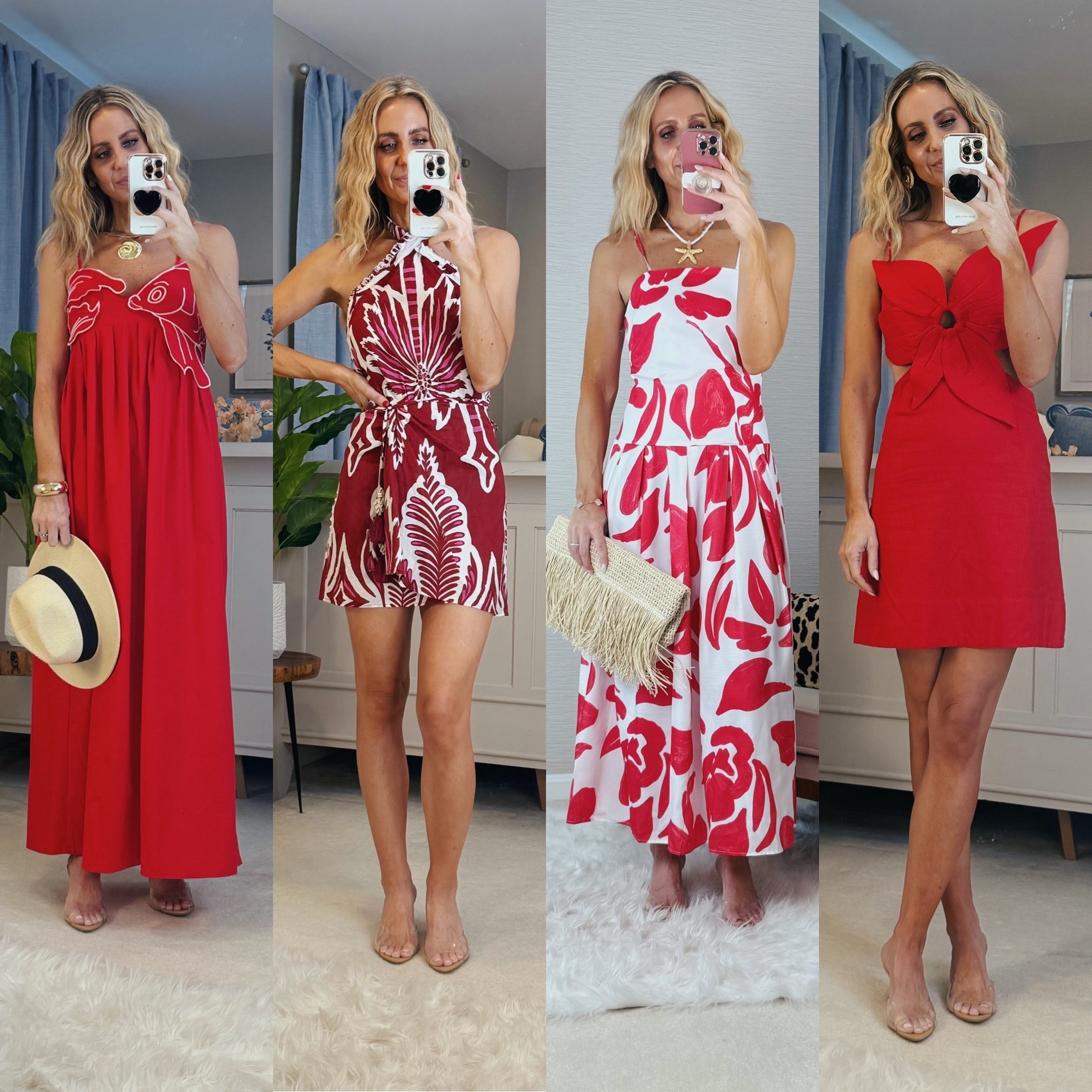 Red vacation dresses that look designer.

#LTKSaleAlert #LTKU #LTKSeasonal