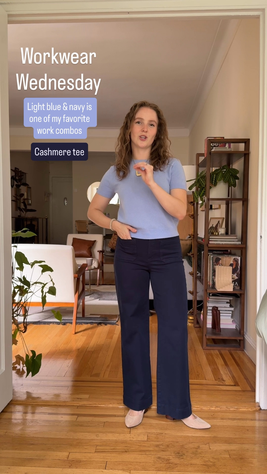 Work wear outfits. Teacher outfit. Cashmere sweater tee & patch pocket pants
Size up 1 in sweater tee (small)
0 petite pants (I’m 5ft 2)

#LTKWorkwear #LTKSaleAlert