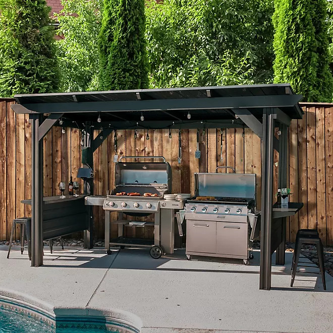 Backyard Discovery 12' x 6.5' Rockport XL Grill Gazebo | Sam's Club