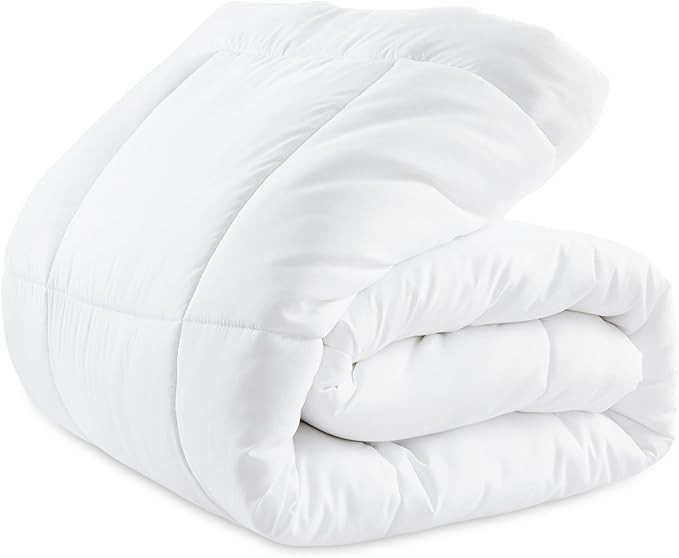 Bedsure Queen Comforter Duvet Insert - Quilted White Comforters Queen Size, All Season Down Alter... | Amazon (US)
