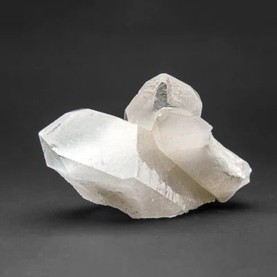Genuine Clear Quartz Crystal Cluster From Brazil (1.1 Lbs) | Perigold