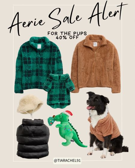 Aerie has the cutest stuff for pups included in their 40% off sale!! The matching sherpas are adorable and a perfect gift for any fur mamas 

#LTKCyberWeek #LTKHoliday #LTKGiftGuide