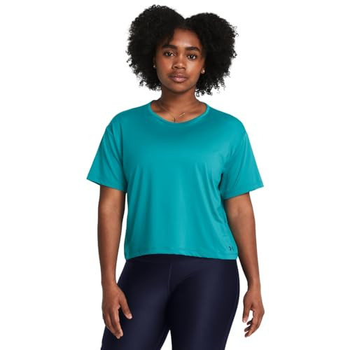 Under Armour Womens Motion Short Sleeve T Shirt, (465) Circuit Teal / / Hydro Teal, X-Large | Amazon (US)