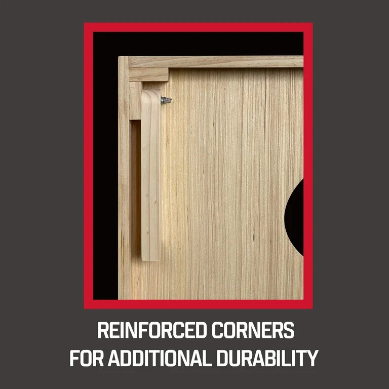 ESPN 36 inch Solid Wood Cornhole Set with All-Weather Bean Bags | Walmart (US)