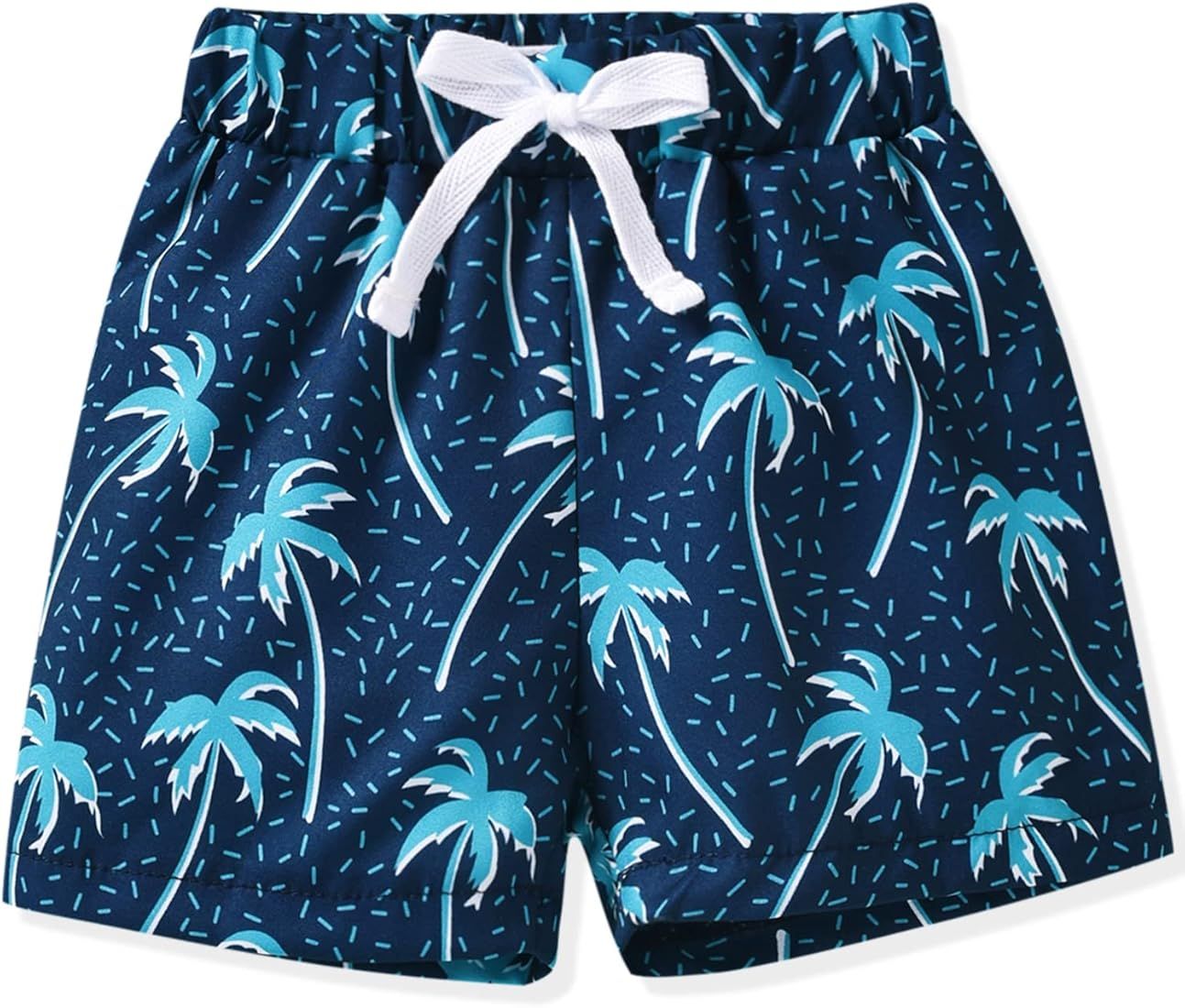 Aalizzwell Swim Trunks for Toddler Infant Baby Boys with Lining | Amazon (US)