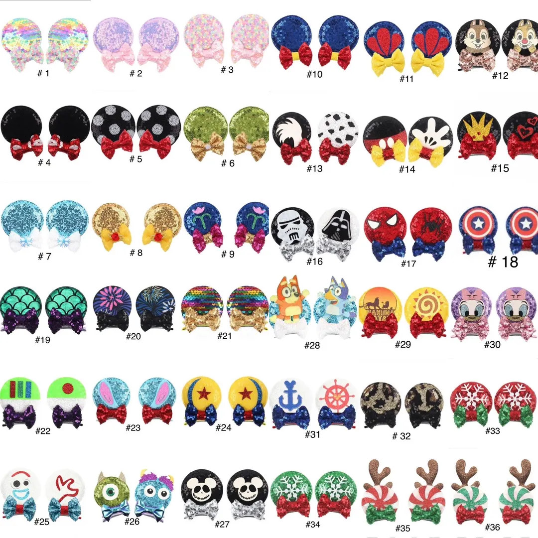 Minnie Ears Hair Clips, Mickey Ears Hair Clips, Mouse Ears Hair Clips - Etsy | Etsy (US)