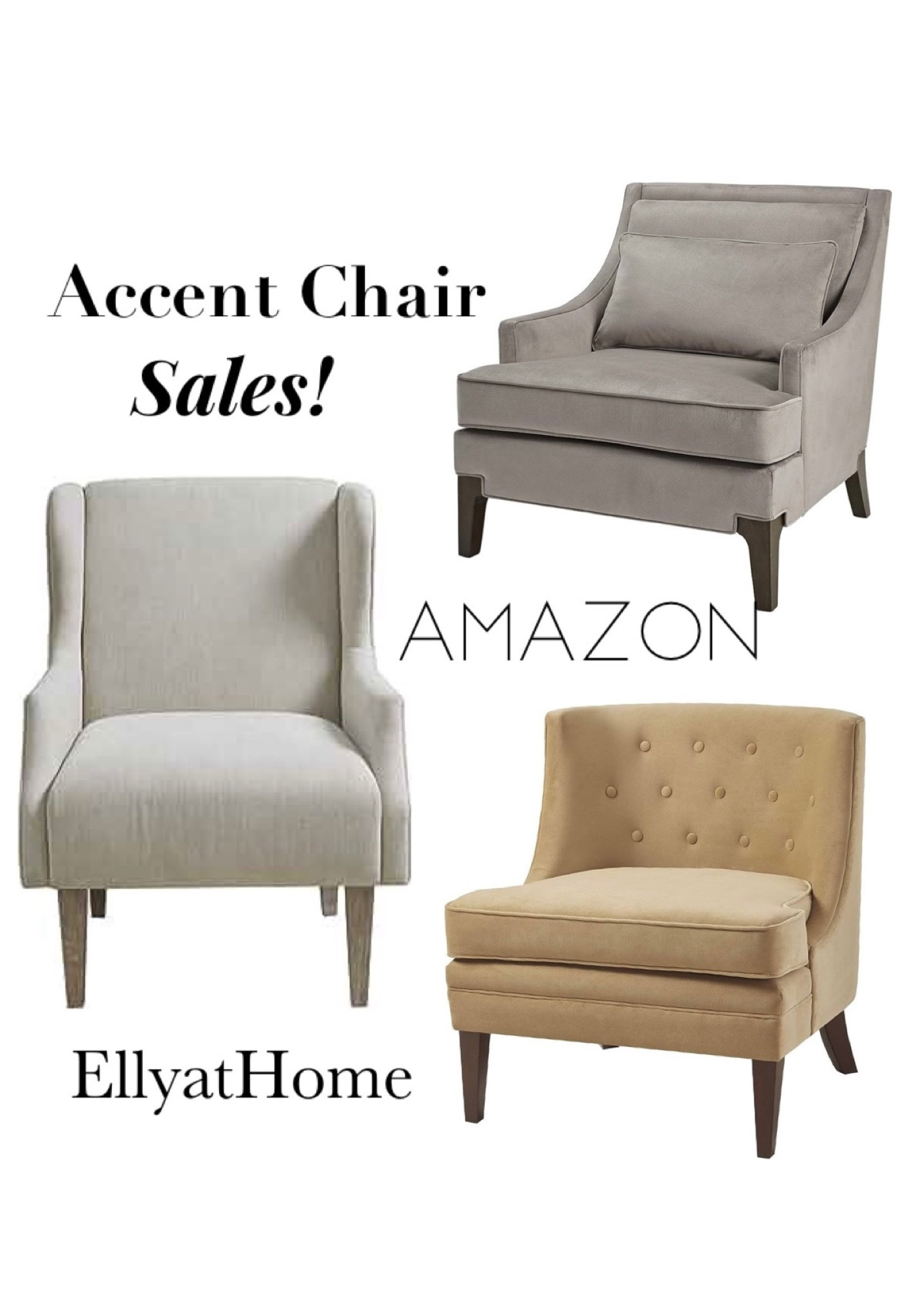Upholstered accent chairs from Martha Stewart on sale at Amazon. Perfect for living room, bedroom, family room, corner. Modern traditional, classic, transitional, chic home style. Furniture, chairs. Free shipping. 

#LTKFind #LTKhome #LTKsalealert